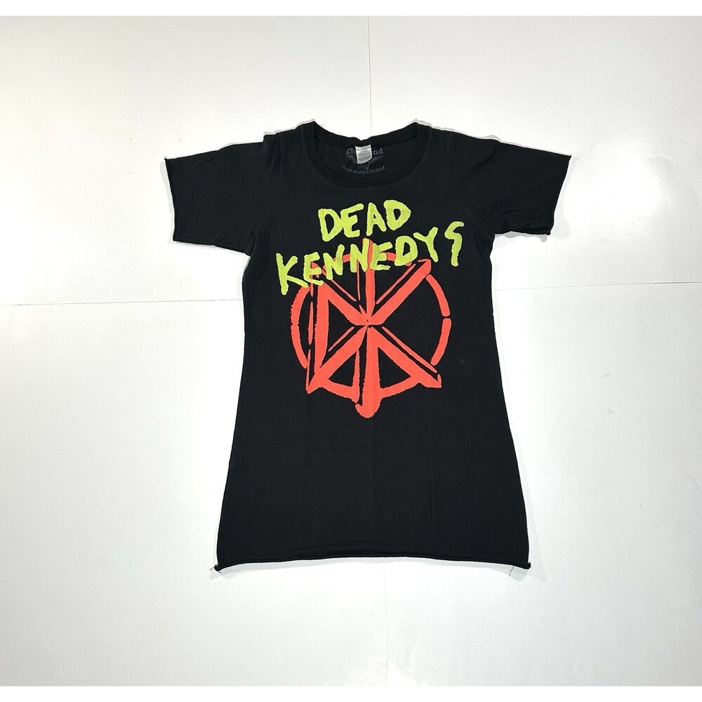Vintage Y2K Glamhead Dead Kennedys Graphic Shirt Punk Rock Black Large USA 2000s